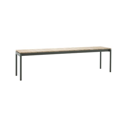 Banc Ville AV28 bois naturel / L 180 cm - &tradition