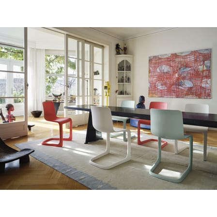 Chaise EVO-C plastique blanc - Vitra