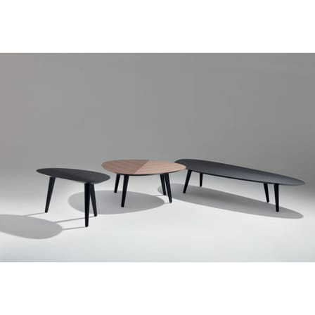 Tweed Mini Medium Coffee table natural wood / 96 x 99 cm - Zanotta
