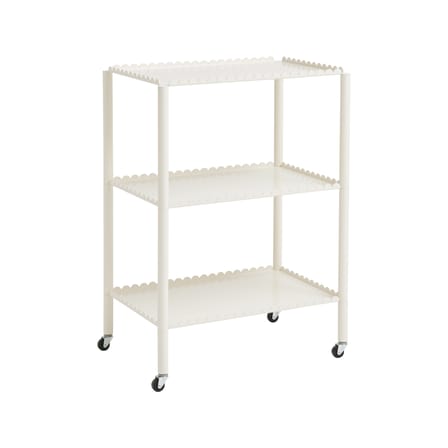 Desserte Arcs HIGH métal blanc / 63 x 44 x H 87,5 cm - Hay