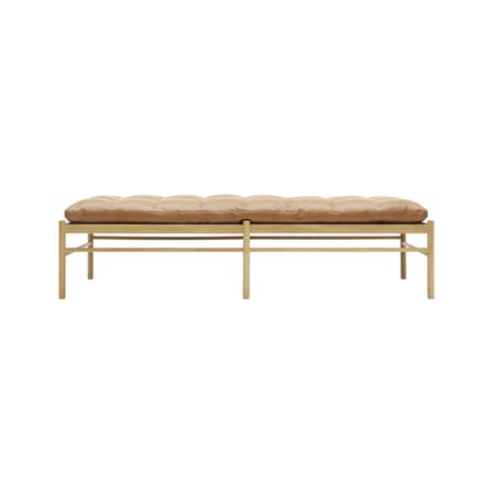 Dormeuse OW150 pelle marrone / Ole Wanscher - 1963 - CARL HANSEN & SON