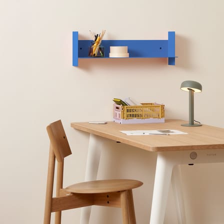 Étagère Pli métal bleu / L 60 x P 15 cm - TIPTOE