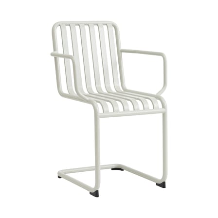 Fauteuil de repas Palissade Cantilever métal gris / Small - Hay