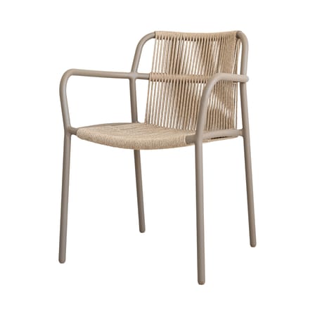 Fauteuil de repas Sweep beige / Corde polypropylène - Vincent Sheppard