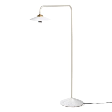 Lampadaire Marble n°1 métal blanc / H 141 x L 103 cm - valerie objects