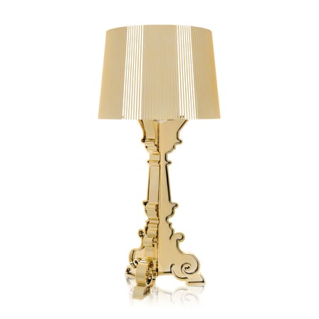 Lampe de table Bourgie Or plastique or / H 68 à 78 cm - Ferruccio Laviani, 2004 - Kartell