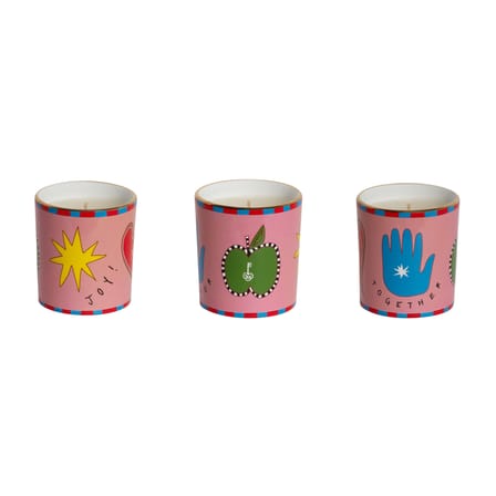 Parfumierte Kerze Joy keramik rosa / Ø 9,5 x H 10,3 cm - Bitossi Home