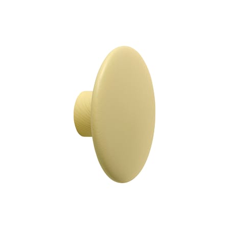 Patère The Dots Wood Medium bois jaune / Ø 13 cm - Muuto