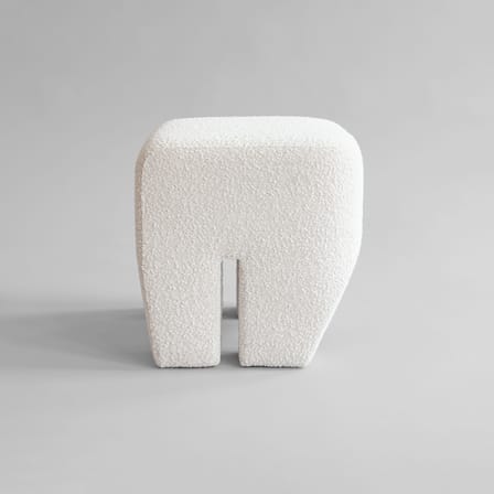 Sitzkissen Sculpt textil weiß / Schlingenpol Stoff - 101 COPENHAGEN