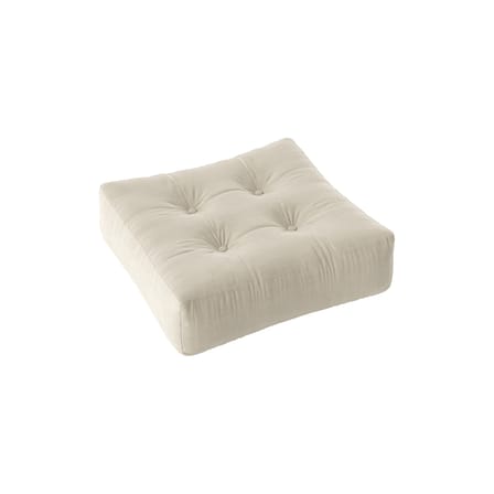 Sitzkissen More textil beige / 70 x 70 cm - Handgefertigt in Europa - KARUP