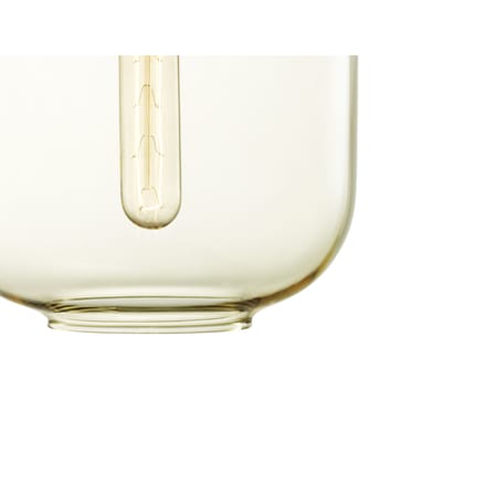 Sospensione Amp Small vetro pietra giallo marrone oro / Ø 14 x H 17 cm - Normann Copenhagen