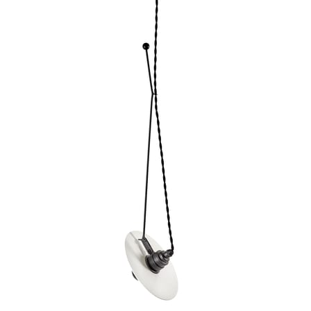 Suspension Luna Small métal céramique blanc / Orientable - Ø 18 cm - Serax