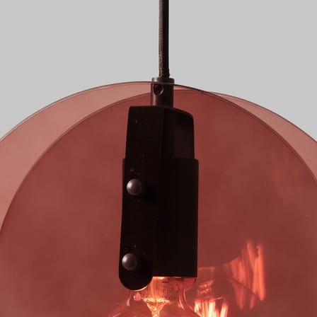 Suspension Toledo verre marron - It's about Romi