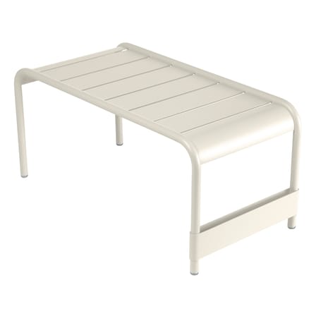 Banc Luxembourg métal gris / Table basse - 86 x 43 x H 40 cm - Fermob