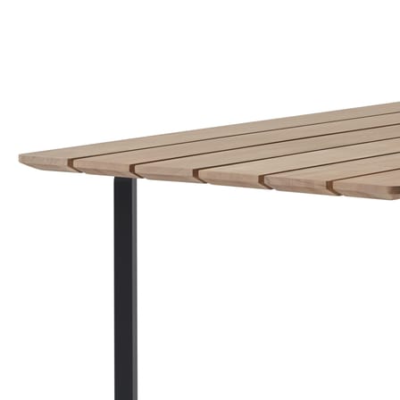 Table rectangulaire 70/70 OUTDOOR bois naturel / 225 x 90 cm - Muuto