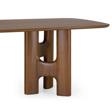 Table rectangulaire Flow bois marron / 220 x 110 cm - 8 personnes - Ethnicraft