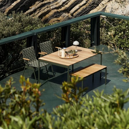 Table rectangulaire Ville AV25 bois naturel / 150 x 90 cm - &tradition