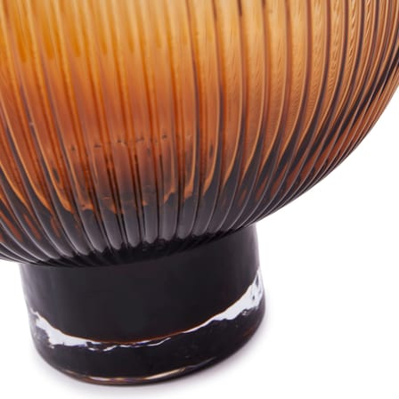 Vase Hot Air Balloon verre marron / H 30 cm - POLSPOTTEN