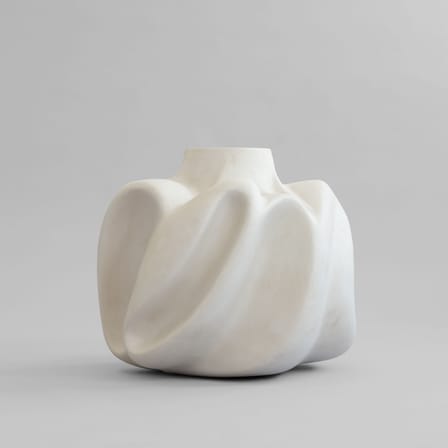 Vase Wabi Big céramique blanc / 55 x 55 x H 48 cm - 101 COPENHAGEN
