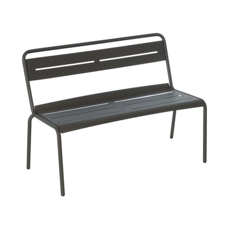 Banc Star métal gris / L 118 cm - Emu