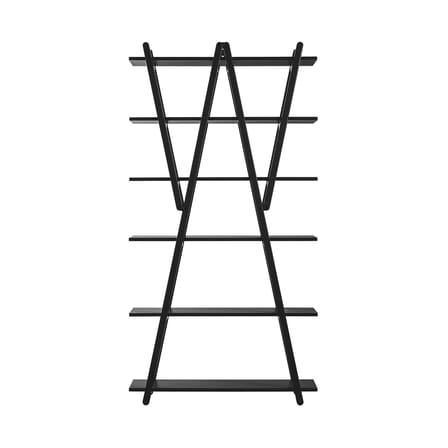 Bibliothèque Nuvola Rossa bois noir / Vico Magistretti, 1977 - L 100 x H 192 cm - CASSINA