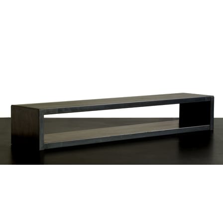 Console basse Low Rack métal noir / 160 x 45 x H 35 cm - Zeus
