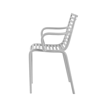 Fauteuil empilable PIP-e plastique gris / Philippe Starck, 2010 - Driade