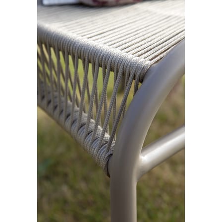 Fauteuil lounge empilable Loop Lounge / Corde polypropylène tissée main - Vincent Sheppard