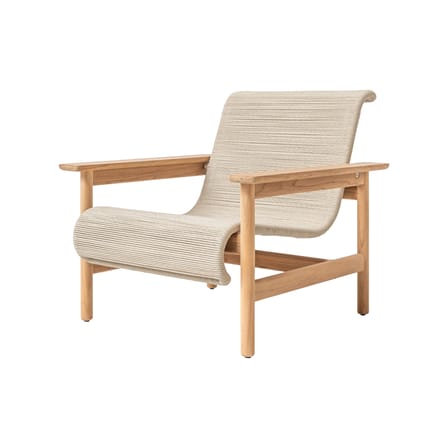 Fauteuil Tomus beige / Corde polypropylène - Vincent Sheppard