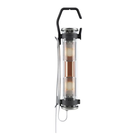 Lampe d'extérieur Balke métal verre noir / L 65 cm - SAMMODE STUDIO
