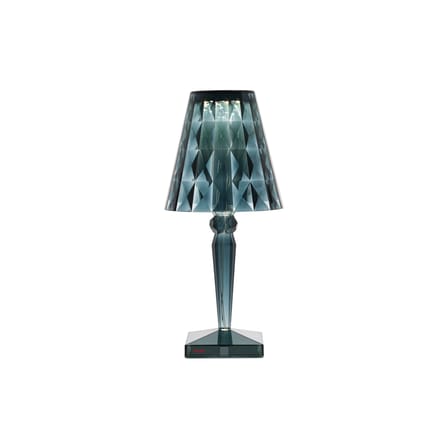 Lampe extérieur sans fil rechargeable Big Battery LED plastique bleu / H 37 cm - USB - Kartell