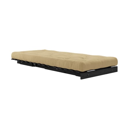 Fauteuil convertible Roots / Dormeuse & lit d'appoint - 3 positions / Structure noire - KARUP DESIGN
