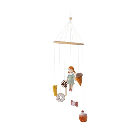 Mobile bébé Rosana tissu multicolore - Bloomingville