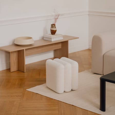 Sitzkissen Radd textil beige - NOO.MA