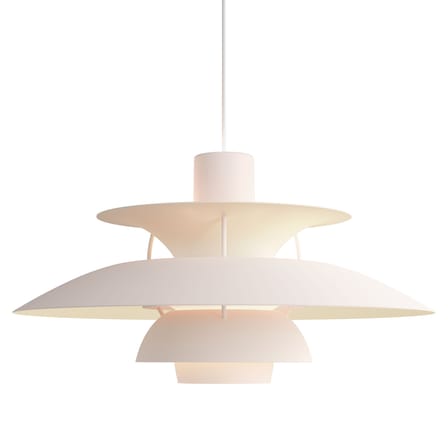 Suspension PH 5 métal rose / Ø 50 cm - Poul Henningsen, 1960 - Louis Poulsen