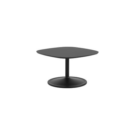 Table basse Soft bois noir / 70 x 70 x H 42 cm - Muuto
