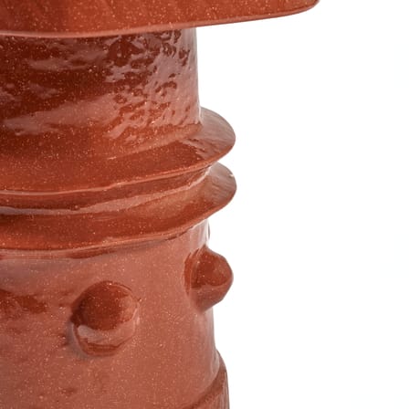 Table d'appoint Clara 08 céramique orange / Ø 39 x H 37 cm - Serax