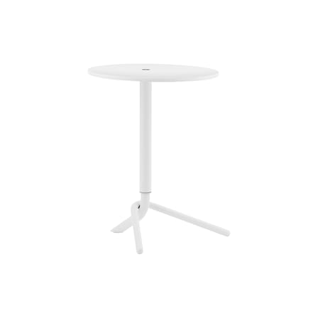Table d'appoint Lift bois blanc / Hauteur réglable 56,5 à 74 cm - Normann Copenhagen