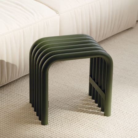 Tabouret Nokk métal vert - NOO.MA