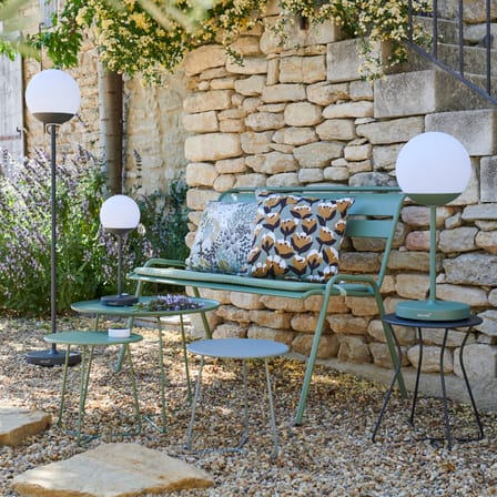 Tavolino d'appoggio Cocotte metallo beige / Ø 34 x H 36 cm - Fermob