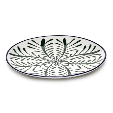 Teller Bazaar keramik grün / Set von 4 - Ø 26,5 cm - Serax
