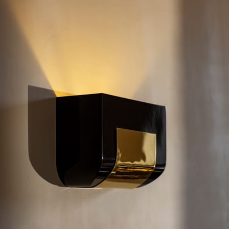 Chicago Wall light wood black - RED Edition