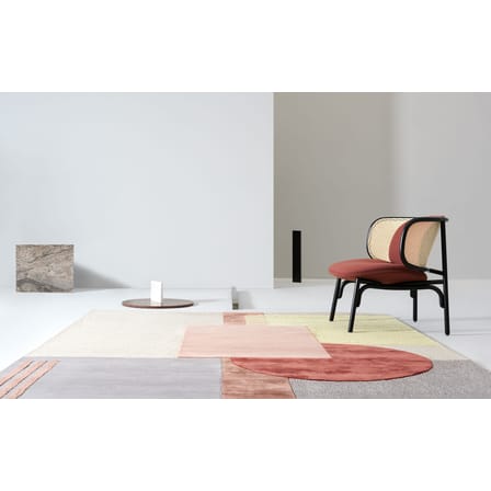 Tapis Around colors  rose multicolore / 230 x 300 cm - Tufté main - Wiener GTV Design