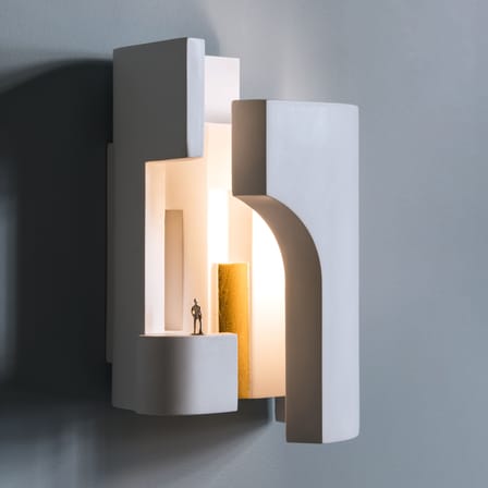Applique Soul Story 4 / LED - Plâtre & feuille d'or - DCW éditions