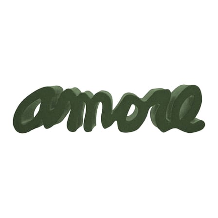 Banc Amore Ocean plastique vert /  L 145 cm - 100% recyclé - Slide