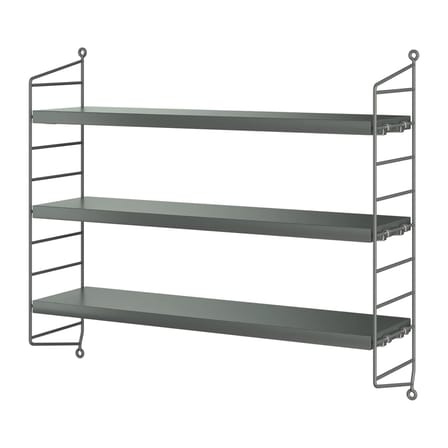 Etagère String® Pocket Bois / L 60 x H 50 cm - Réédition 1949 - String Furniture
