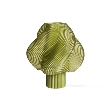 Lampe de table Soft Serve Regular vert / H 26 cm - CRÈME ATELIER
