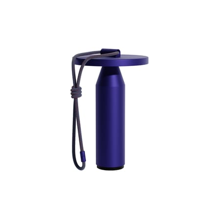 Lampe extérieur sans fil rechargeable Quasar Grande LED métal bleu / H 37 cm - Petite Friture