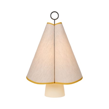 Lampe sans fil rechargeable Hornbæk LED toile beige - Gubi