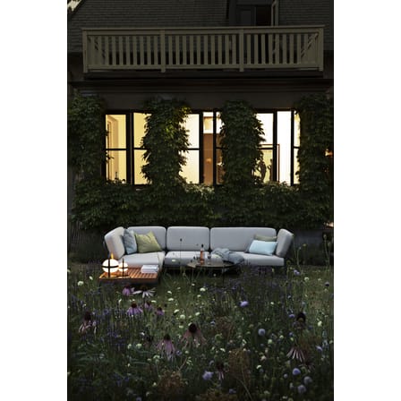 Canapé de jardin modulable Level / Angle gauche - L 139 x P 92,5 cm - Houe